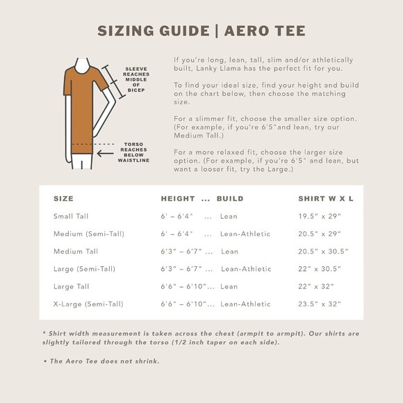 Slim Fit Aero Tee for Tall Men - Black Lightweight Athleisure - Picture 7 of 8